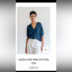 Demylee Alexa Fine Pima Cotton top NWT